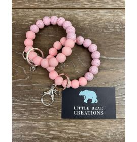 Assorted Keychain Bracelet-Pink