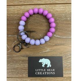Assorted Keychain Bracelet-Lavender